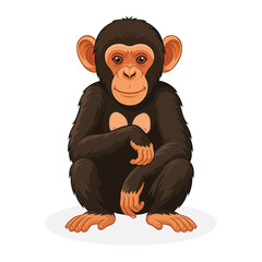 Ape Animals Vector Icons And Graphics Design