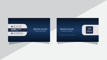 Modern Business Card and Template Design with Modern Layout.