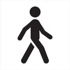 pedestrian walk icon vector illustration
