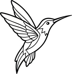 Obraz premium Abstract geometric pattern with vibrant color accents silhouette