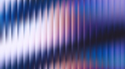 Ribbed glass blurred texture effect. Abstract vector background. Prism gradient stripes pattern. Minimalist aesthetic design template