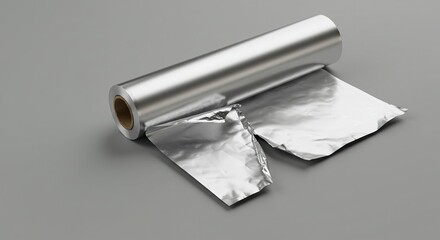 Aluminum foil roll kitchen essential for food storage and cooking