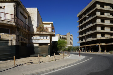 Varosha, the abandoned city in Famagusta in North Cyprus