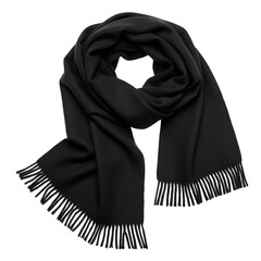 black winter stuff scarve 