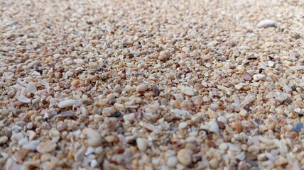 close up of a pile of sand