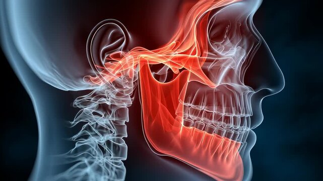3D Medical Visualization of Temporomandibular Joint (TMJ) Pain and Inflammation