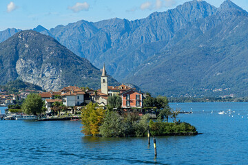 Fototapeta premium Isola dei Pescatori im Lago Maggiore