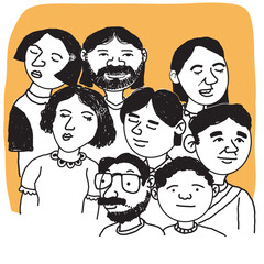 Urban People Vector Illustration &ndash; Modern City Lifestyle Characters