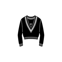 Black and white t shirt vector illustration fashion design