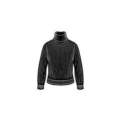 black and white t shirt fashion clothing design isolated on white