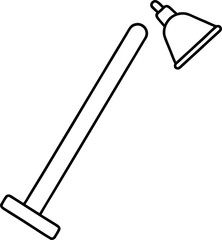 UV Sterilization Lamp Transparent Background