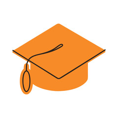 graduation cap and diploma