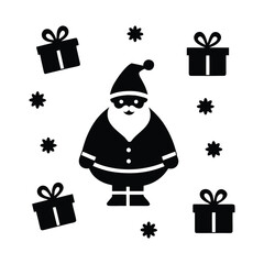 set of vector christmas icons