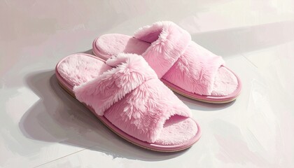 pink baby shoes on the floor