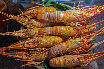 lobster on the market