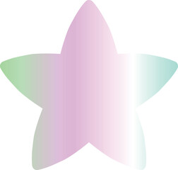 Pastel Gradient Star