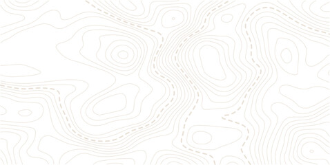 Topographic map background. Geographic line map with elevation assignments. Contour background geographic grid. Vector illustration.Seamless Light topographic topo contour map background.