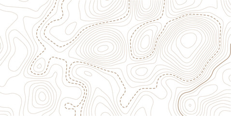 Topographic map background. Geographic line map with elevation assignments. Contour background geographic grid. Vector illustration.Seamless Light topographic topo contour map background.