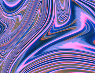 dynamic scene showcases colorful swirling patterns in shades of blue and pink. fluid design creates energetic and captivating look, evoking feelings of motion and creativity