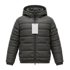 black puffer jacket 