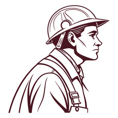 Vector art of fireman