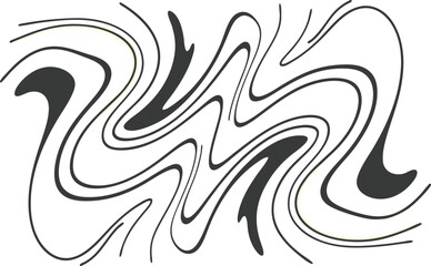 abstract hand drawn vector illustration of a bird
