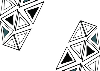 Modern Polygon Low Poly Teal Navy Blue Vector Background EPS10