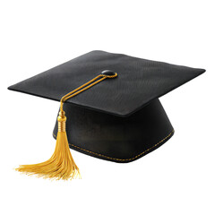 Black graduation cap with gold tassel (4)