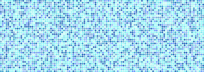 Fototapeta premium Seamless vector tile texture in aqua, light blue, and navy hues. Designed in 8-bit retro game style for kindergarten, school, kids, children, disco ball effects, and swimming pool backgrounds.
