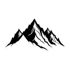 Mountain Silhouette Vector Illustration