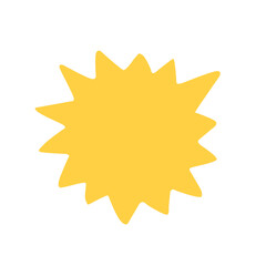 Vibrant frame featuring a playful yellow sun, perfect for summer-themed designs and children’s projects.