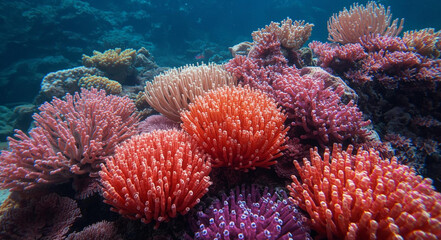 red coral reef © Mahmoud
