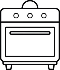 Obraz premium Industrial Oven Transparent Background