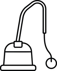 Obraz premium Industrial Vacuum Cleaner Transparent Background