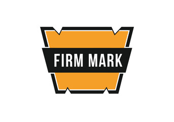 Bold geometric logo with orange and black elements creating a strong, memorable mark