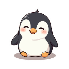 Obraz premium Cute Baby Penguin Clipart 02