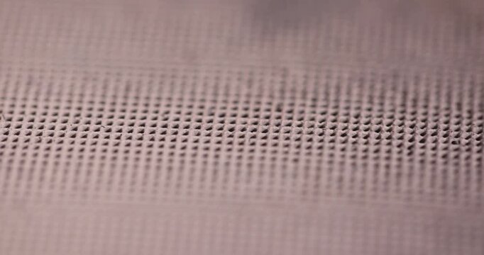 automotive part is a ceramic catalyst with a large number of holes for cleaning emissions after prolonged operation