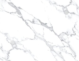 Obraz premium A pristine, high-angle view showcases a white background with swirling, fluid gray veining, mimicking the appearance of natural stone