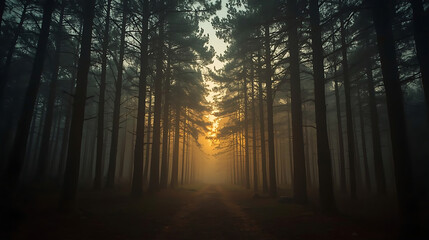 Fototapeta premium morning in the forest