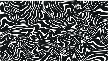 Black and white abstract liquid acrylic marble texture