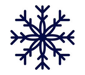 Elegant snowflake design, perfect for winter-themed decor or seasonal graphics. ideal for holiday projects.
