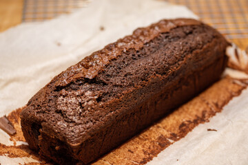 slice of chocolate cake