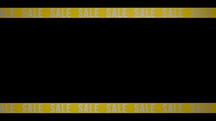 Exciting sale announcement with bright yellow graphics capturing attention during the weekend