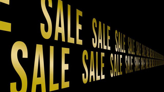 Big clearance event showing massive discounts on various products in a store setting