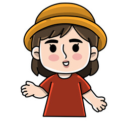 Little girl character 