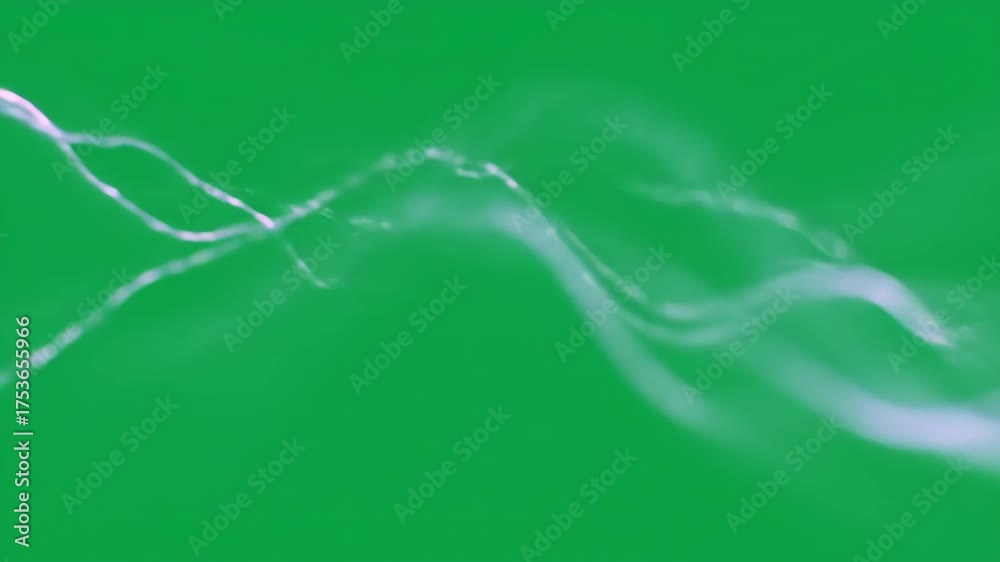 Poster ethereal light streaks evolving and pulsating on green screen vfx element chroma key, digital, dream