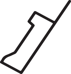 Vector illustration of pencils and construction tools in black yellow and steel colors isolated on white background