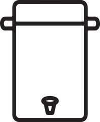 Coffee cup vector illustration with wooden frame and blank space background