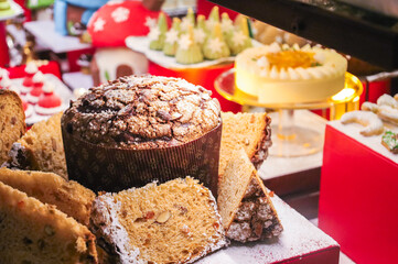 Christmas sweets and desserts for buffet
