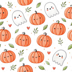 Watercolor Halloween Digital Paper Pack – Cute Spooky Backgrounds for Scrapbooking & Crafts